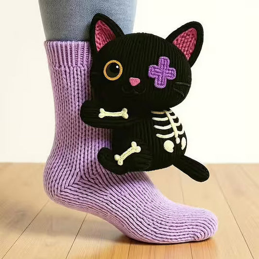 CozyBlackCat – Snuggly Socks
