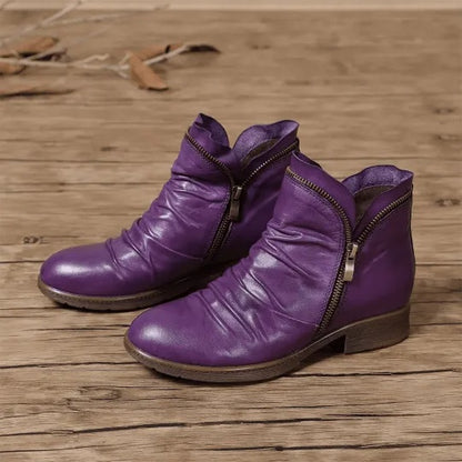 Orthopädische, gemütliche, farbenfrohe Winterstiefel mit Fußgewölbeunterstützung 