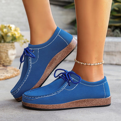 Casual Slip-On Moccasin Shoes – Arch Support & Stylish for Everyday Outings