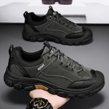 ⏰Limited Time Offer 70%🔥Men's Genuine Leather Comfort Orthopedic Walking Shoes Hiking Shoes