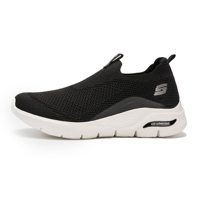 Men's Comfortable Waterproof Orthotic Walking Shoes Heightened Arch Support Non-slip Sports Shoes