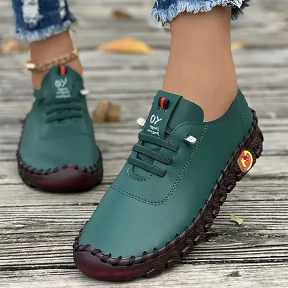 🔥Best Seller-Last Day Sale 60% OFF🔥Women's Hand-Stitched Uniqcomfy Wide Toe Box Leather Shoes