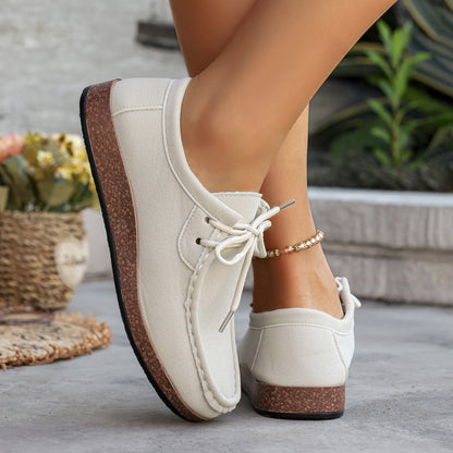 Casual Slip-On Moccasin Shoes – Arch Support & Stylish for Everyday Outings