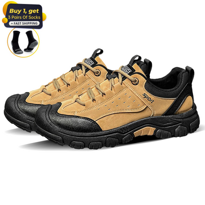⏰Limited Time Offer 70%🔥Men's Genuine Leather Comfort Orthopedic Walking Shoes Hiking Shoes