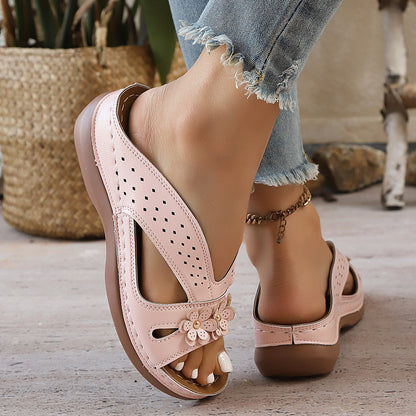🔥Last Day Promotion 50% OFF - Women's Flowers Decor Arch Support Sandals