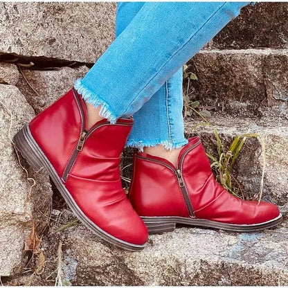 Orthopädische, gemütliche, farbenfrohe Winterstiefel mit Fußgewölbeunterstützung 