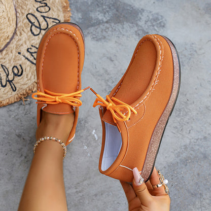 Casual Slip-On Moccasin Shoes – Arch Support & Stylish for Everyday Outings