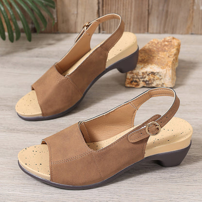 😍Last Day 60% OFF😍-Womens Comfortable Elegant Low Chunky Heel Shoes