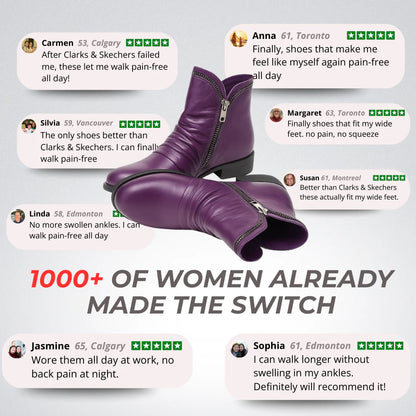 Orthopädische, gemütliche, farbenfrohe Winterstiefel mit Fußgewölbeunterstützung 