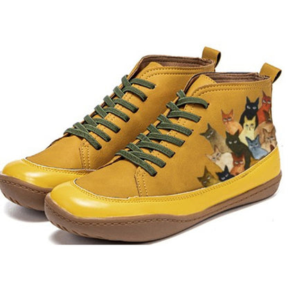 Women Handcrafted Vintage Comfort Boots