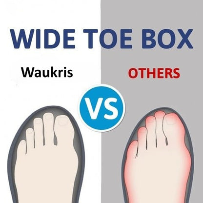 Men's Winter Fleece Waterproof Warm Non-Slip Orthopedic Shoes Snow Ankle Boots (Medical Certification)