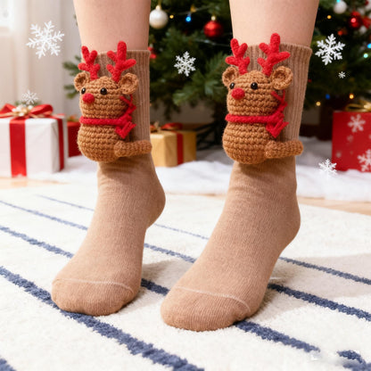 CozyReindeer – Snuggly Socks
