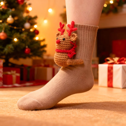 CozyReindeer – Snuggly Socks