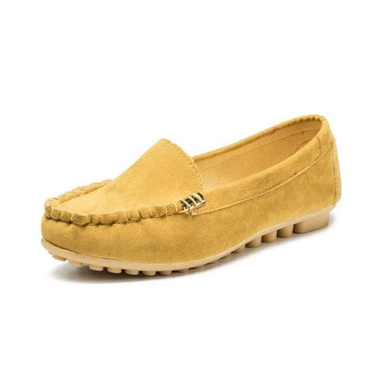 🔥Hot Sale🔥Waukris's Round-Toe Flats,Breathable Orthopedic Slip On Walking Shoes